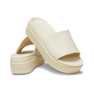 Crocs Brooklyn Cream Slide Sandals